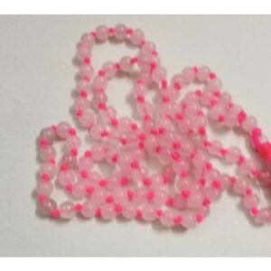 Rose quartz mala