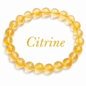 Citrine bracelet 8mm